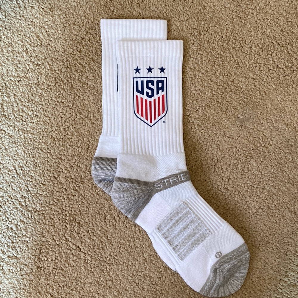 New USA Women’s Soccer Crew Socks. Never worn.